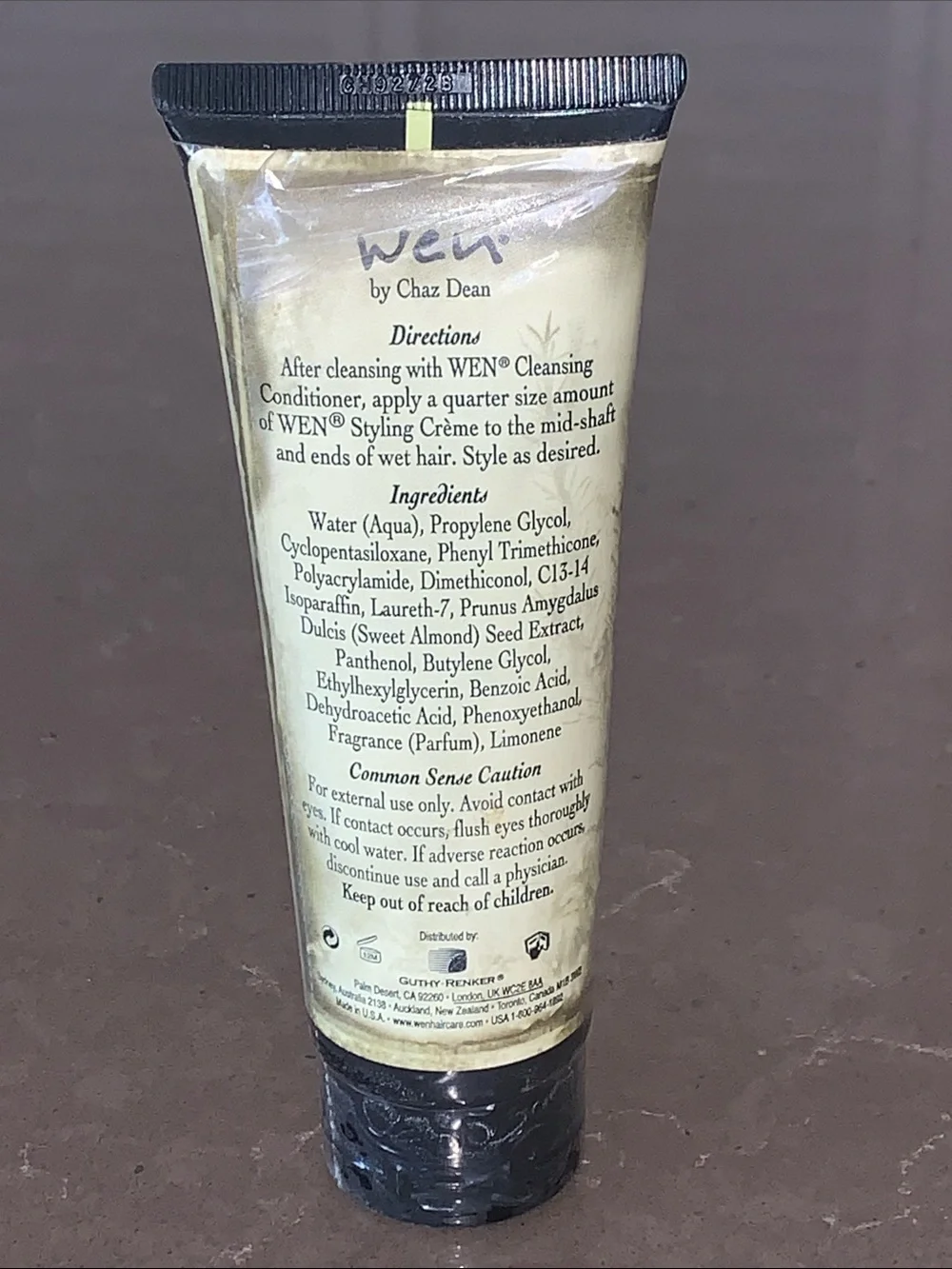 New Sealed Wen by Chaz Dean Sweet Almond Mint Styling Cream 4oz